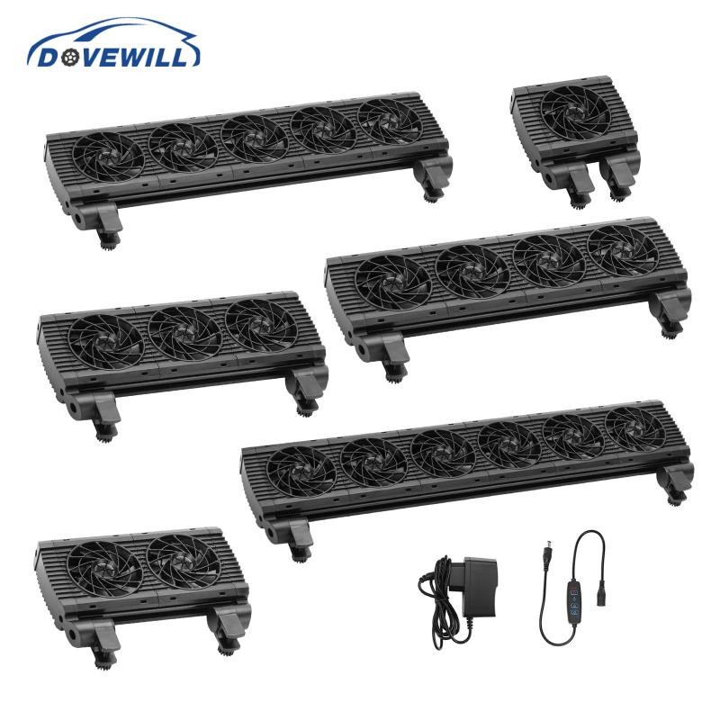 [Dovewill] Aquarium Chiller Angle Adjustable Hydroponic Cooling Machine Water Chiller สําหรับ
