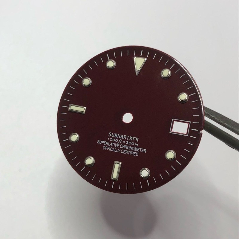 2824 Dial อุปกรณ์เสริม Dial Dial Dial Dial เส้นผ่านศูนย์กลาง 29 มม.นาฬิกา Luminous No Trademark ไม่ม