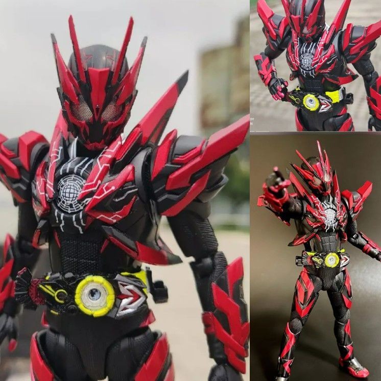 SHF Ultimate Sublimation Sky I กระดูกแกะสลักจริง Kuuga Kuuga Joint Movable Kamen Rider รูปสําเร็จรูป