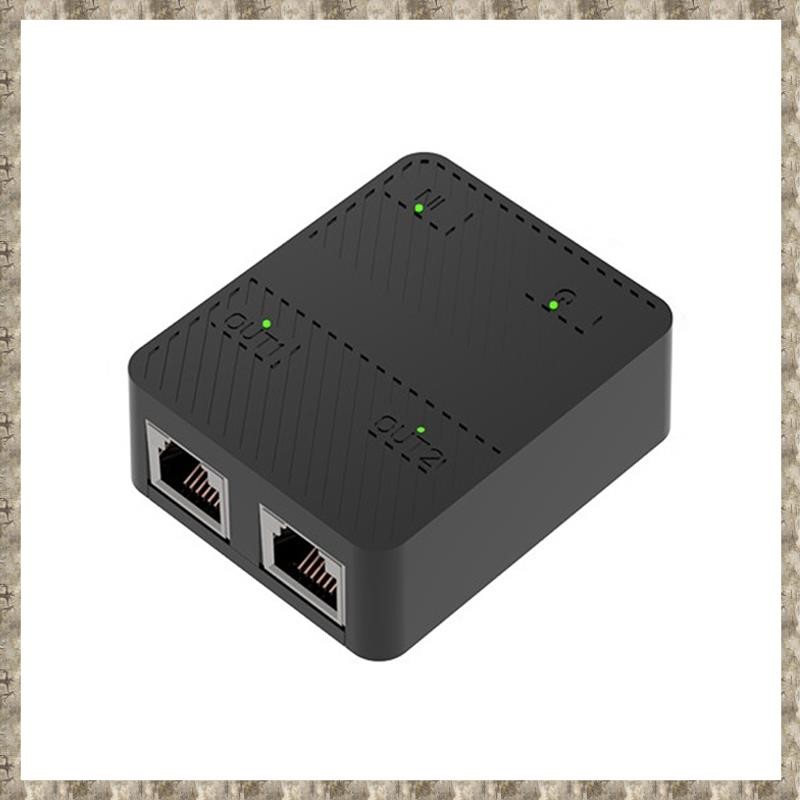 [uhktyltui123.th] 2 พอร์ต Gigabit Network Switch RJ45 Switch Network Splitter Cable Extender 1000mbp