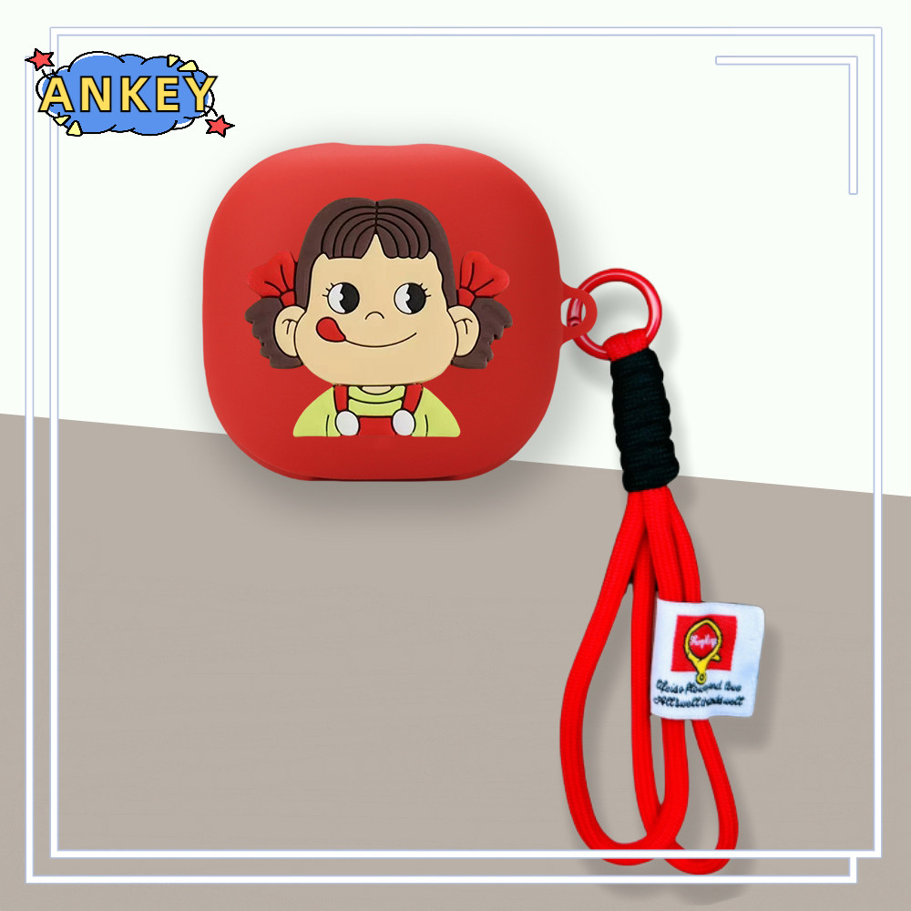 Case for Beats Fit Pro Case Earphones Premium Silicone Cute girl Pattern Cover Shockproof Accessible