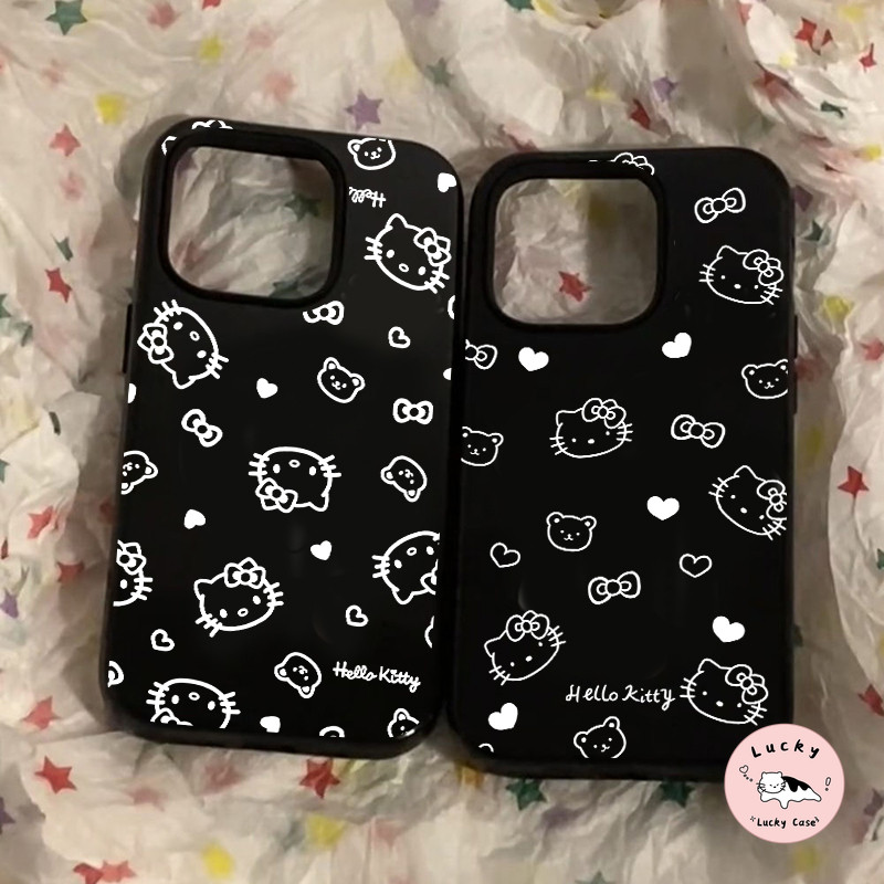 เคสไอโฟน 13 น่ารักเต็มหน้าจอแมวแมวมันวาว สำหรับ IPhone 16 12 11 14 13 15 Pro Max 7Plus X 7 8 14 16 Plus XR XS Max SE 2 3
