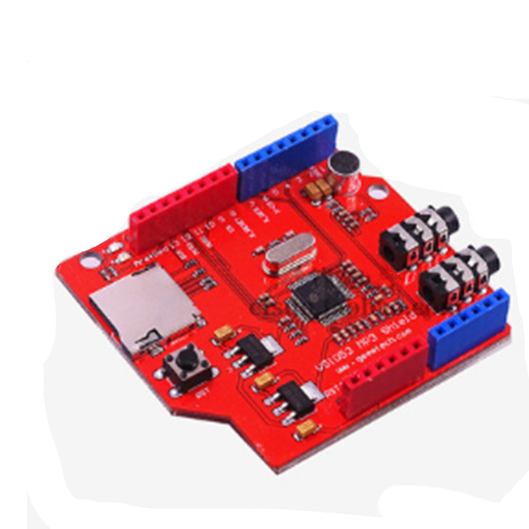 VS1053 โมดูล VS1053 บอร์ดพัฒนาโมดูล MP3 พร้อมบอร์ดถอดรหัส Power Amplifier ฟังก์ชั่นการบันทึกออนบอร์ด