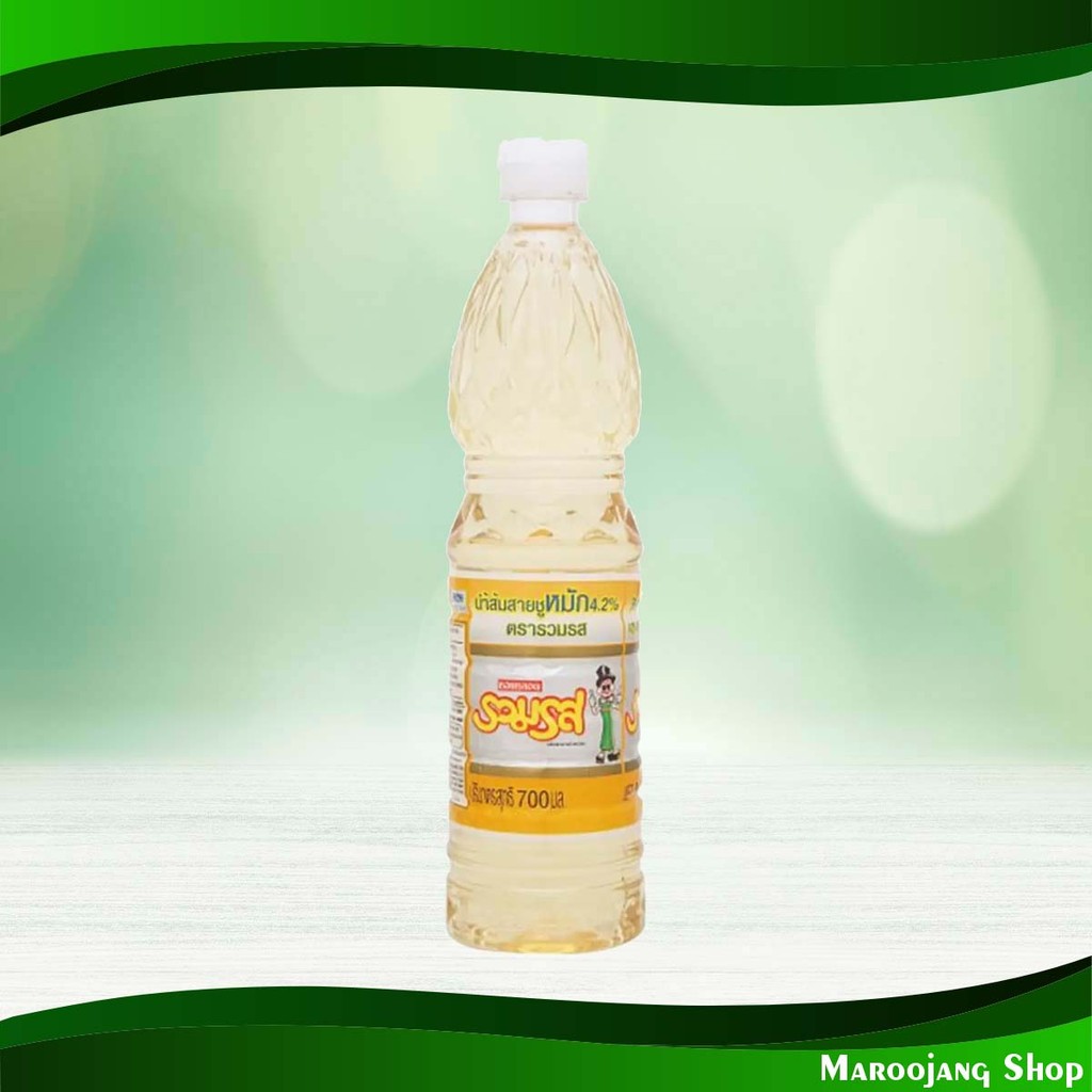 น้ำส้มสายชูหมัก4.2% รวมรส 700มล. Vinegar 4.2% Ruamros