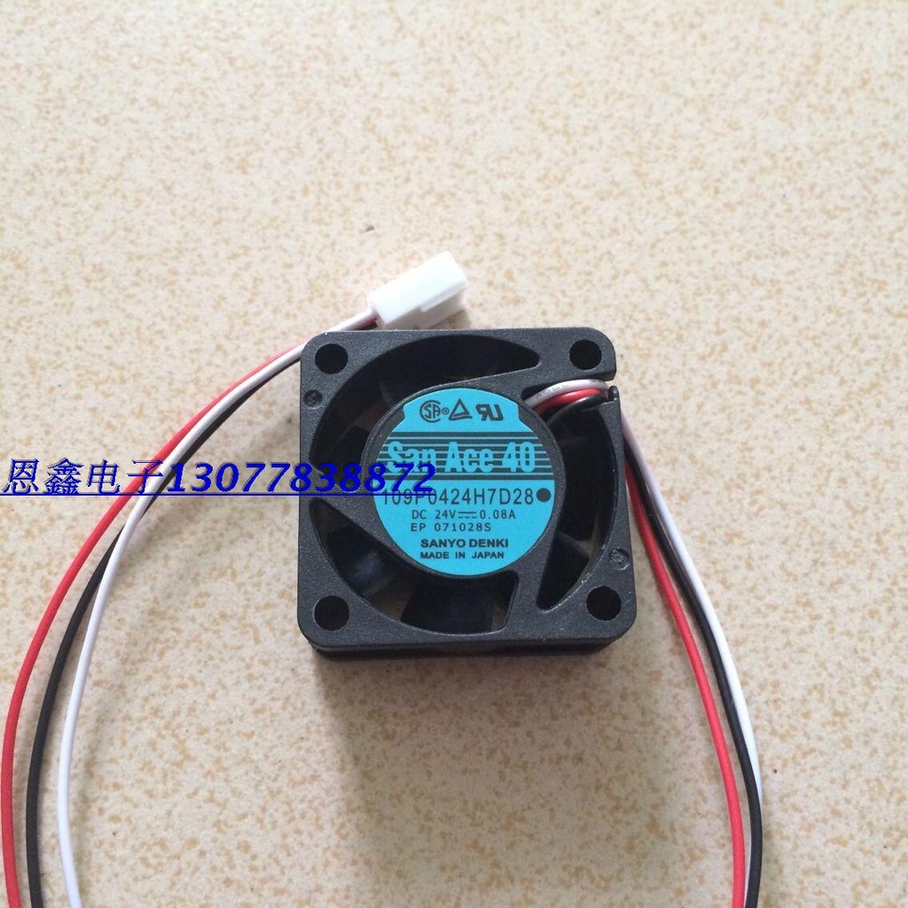 Sanyo A90L-0001-014#39 109P0424H7D28 พัดลมระบบ Fenaco ดั้งเดิม