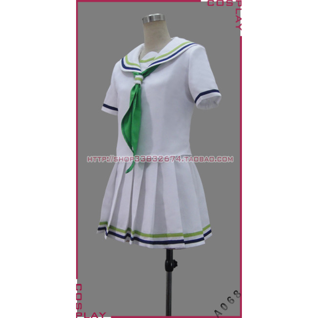 คอสเพลย์เครื่องแต่งกาย Kuroko (Reiko Aida) สำหรับฤดูร้อน แขนสั้น