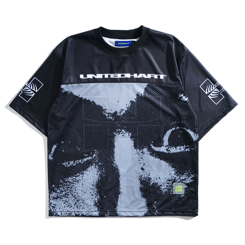 เอ่อ! Boxy Fit Mesh Jersey - LOOK