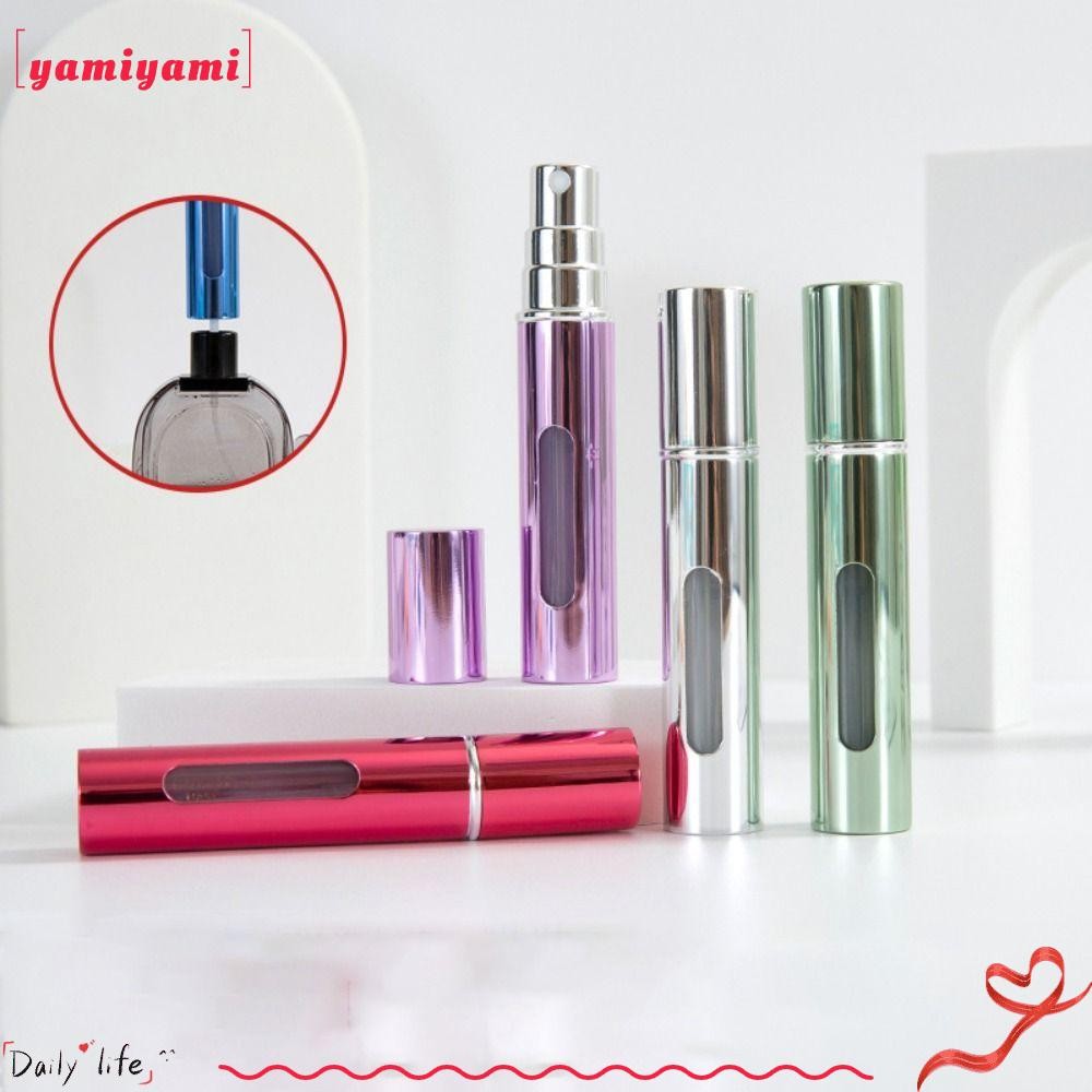 YAMIYAMI Atomizer Bottle, Mini with Spray Perfume Bottle, Empty Portable Refillable 10ml Spray Jar T