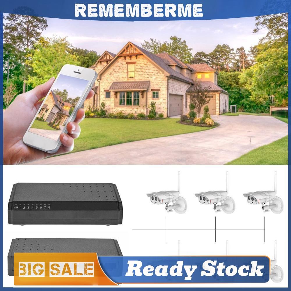 8 พอร์ต 6+2 PoE สวิตช์หัวฉีด Power Over Ethernet ไม่มีอะแดปเตอร์ไฟฟ้า