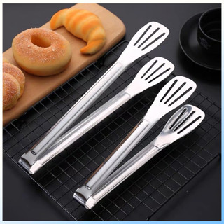 YTL ที่คีบอาหาร ที่คีบปิ้งย่าง ที่คีบปากแบน มีรูระบายน้ำมัน …