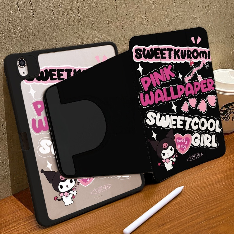 เคส iPad ป้องกันหมุนได้ 360° สำหรับ Gen11 A16 Gen10 2022 Gen7 Gen8 Gen9 10.2 Air6 Air7 Air5 ​​Air4 10.9 Air11 M2 เคส