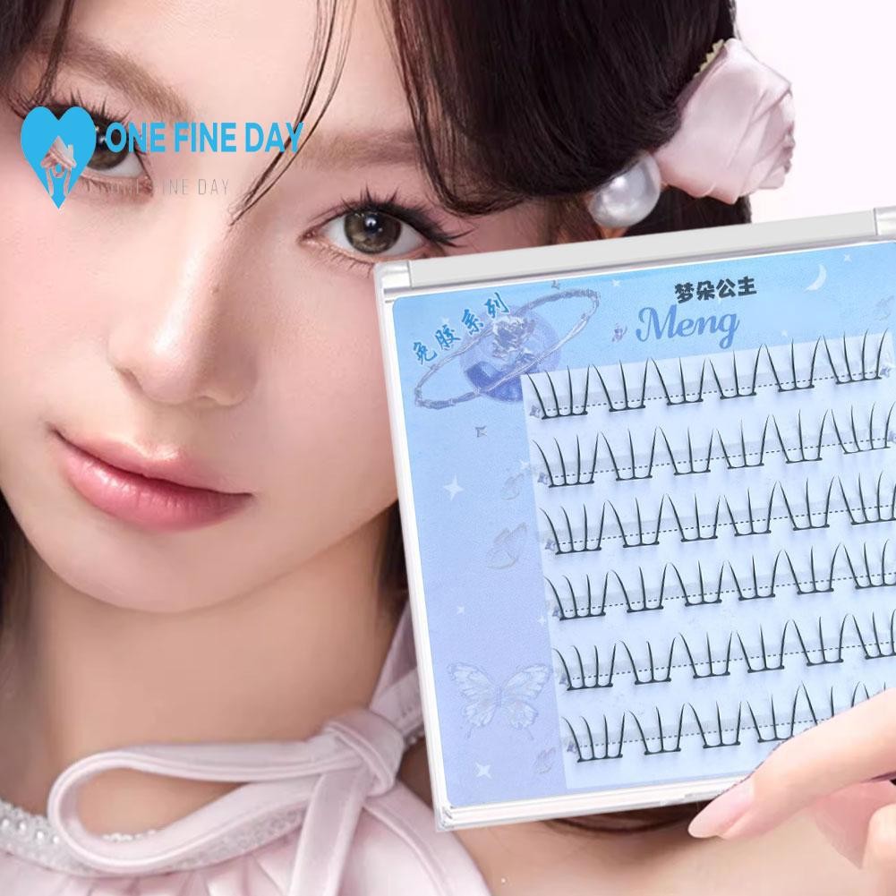 กาวฟรีขนตาปลอม Girl Group Cat Claw Eyelash Single Eyelash Segmented จําลอง A6p5