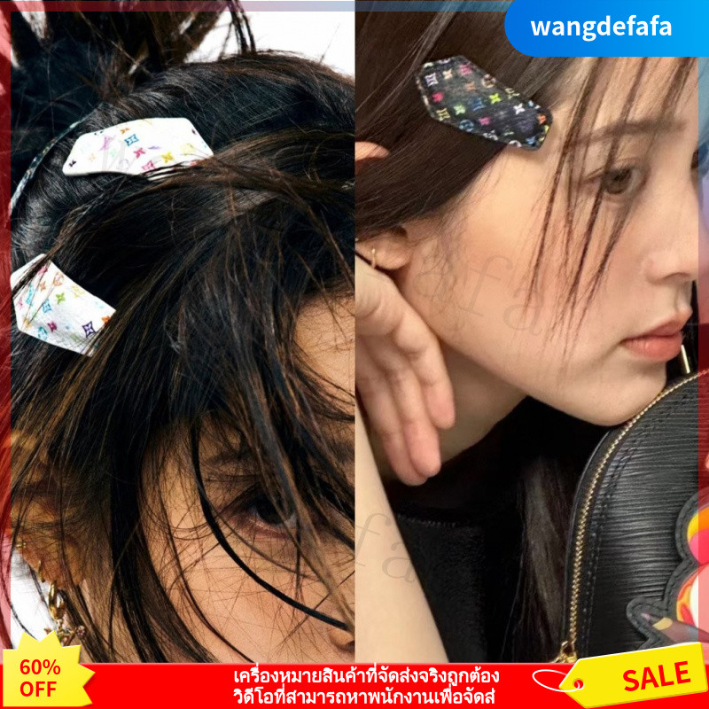 คลิปผม ร่วมมือกับมูราคามิ คลิปผมสีขาวสามสี อุปกรณ์เสริมผม