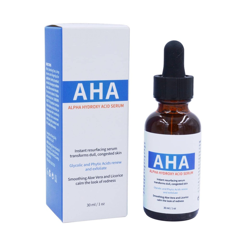 AHA Alpha Hydroxy Acid Serum Renewal Serum, Instand Resurfacing Serum เปลี่ยนผิวที่น่าเบื่อ, Exfolia