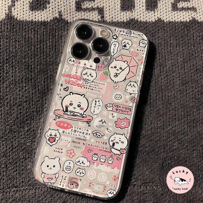 การ์ตูนน่ารักชิคาวะคู่อ่อนนุ่ม เคส Samsung A05s A15 A06 A52 A23 A55 A25 A54 A50 A31 A14 A24 A05 A34 A03 A51 A50 A04E - รูปที่ 5