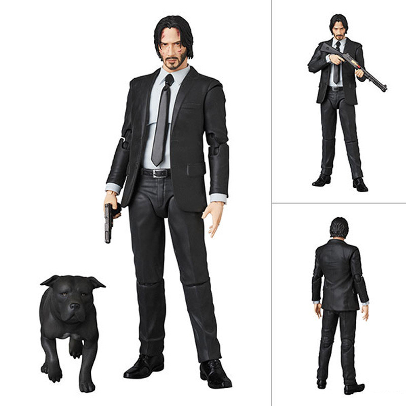 Cross-Border Fast Chase 2 พิมพ์ซ้ํา MAFex 085 John Wick รุ่นเคลื่อนย้ายได้