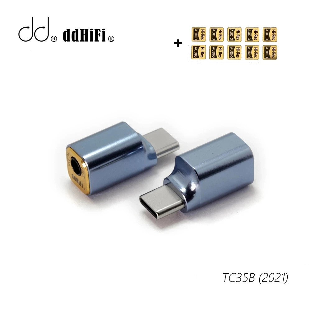 DD ddHiFi All-New TC35B (2021) USB Type-C ถึง 3.5 มม.อะแดปเตอร์หูฟังสําหรับโทรศัพท์ Android Huawei X