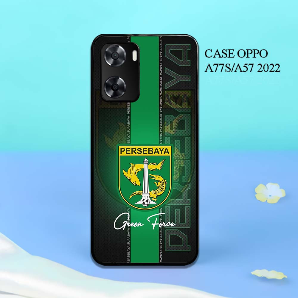 [MC22] SOFTCASE HARDCASE GLOSSY SHINY OPPO A57 2020 - A77S PREMIUM QUALITY FOOTBALL MOTIF