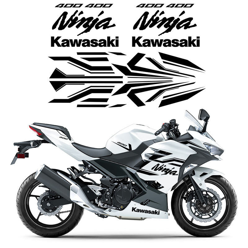 Hot SellingMotorcycle Sticker Kawasaki Ninja NINJA400 ZX4R Full Car Decorative Latte Sticker สติ๊กเก