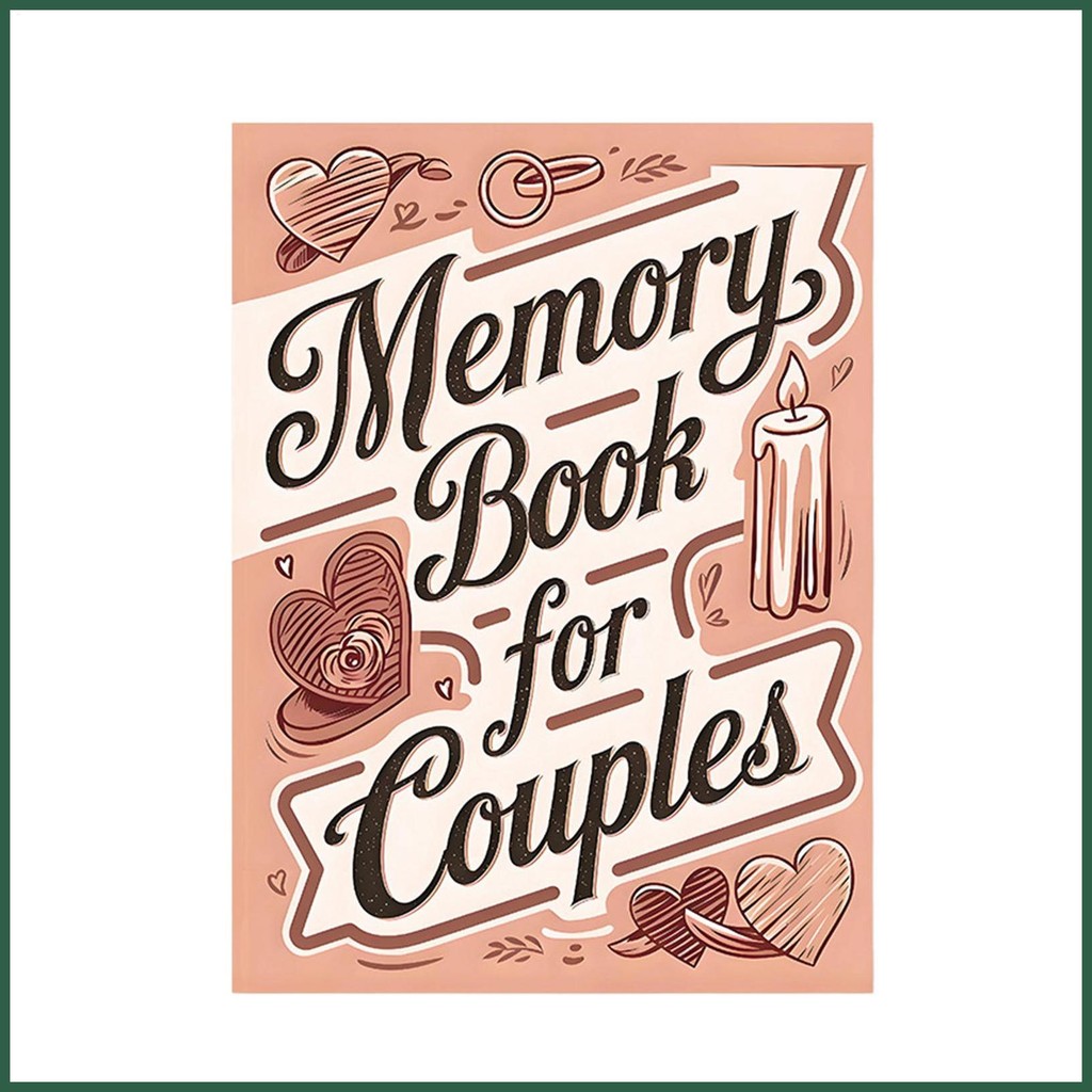 หนังสือหน่วยความจําคู่รัก 58-Page Couples Adventure Book อุปกรณ์โน้ตบุ๊กที่มีความหมายสําหรับการเดินท