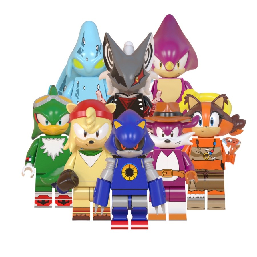 Sonic The Hedgehog Action Figure shadow Amy Rose Dr Eggman Rouge The Bat Sonic Teirusu Super Sonic N