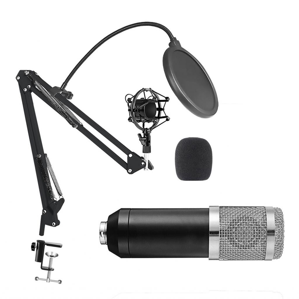 800 Professional Condenser Microphone Podcast อุปกรณ์ถ่ายทอดสด USBC Microfone Set Studio Mic พร้อม A