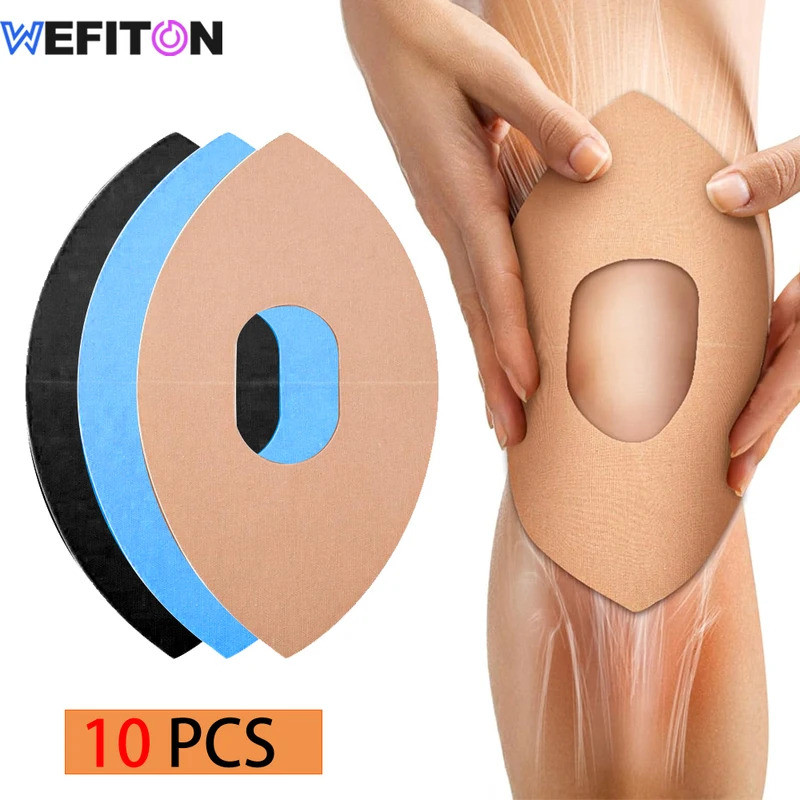 10PCS Kinesiology Tape for Knees- Waterproof Sport Knees Tape - Elastic Breathable Latex-Free Athlet