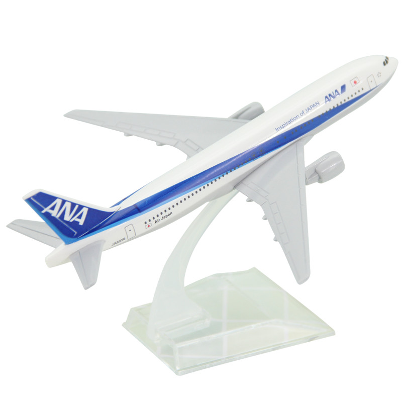 [Ready Stock Airplane Model] Airplane Model Boeing B777ANA All-Japan Airliner Gift Decorative Alloy 