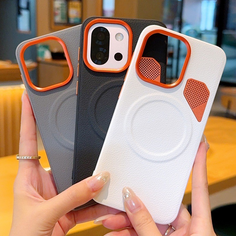 เหมาะสําหรับ OnePlus 13T เคสโทรศัพท์กระจายความร้อน 1 + 13t กรณีแม่เหล็ก 1Plus 13 T หนังป้องกันกรณี 1