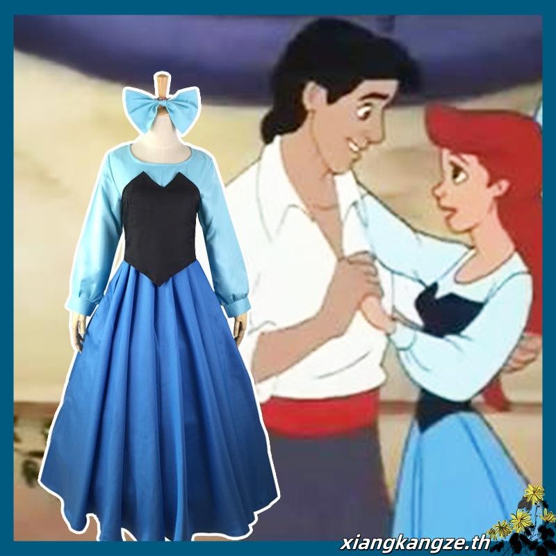 Saint Wilda Little Mermaid COS ชุด Ariel Princess ผู้ใหญ่ชุดคอสเพลย์อะนิเมะเครื่องแต่งกาย f3d