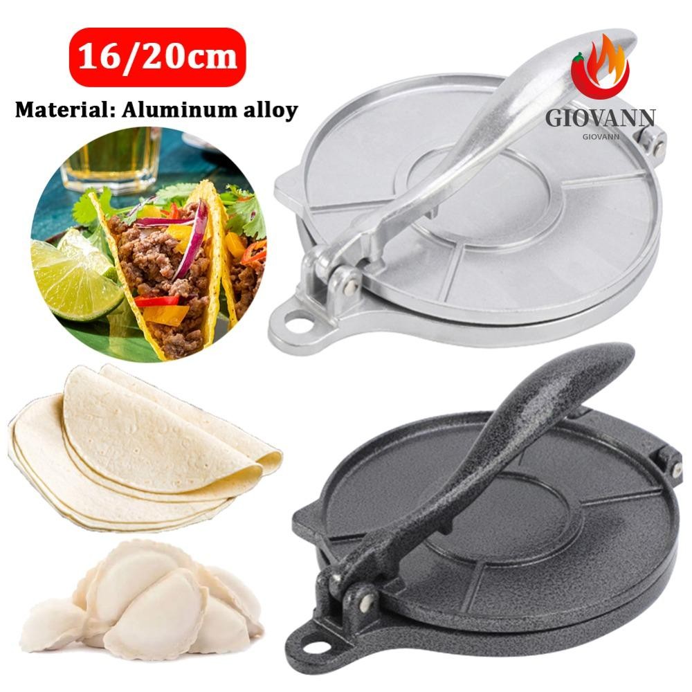 GIOVANNI แป้งกด Easy To Operate อลูมิเนียมอัลลอยด์ Tortillas Bakeware เครื่องมือห้องครัวโอเปร่าง่าย