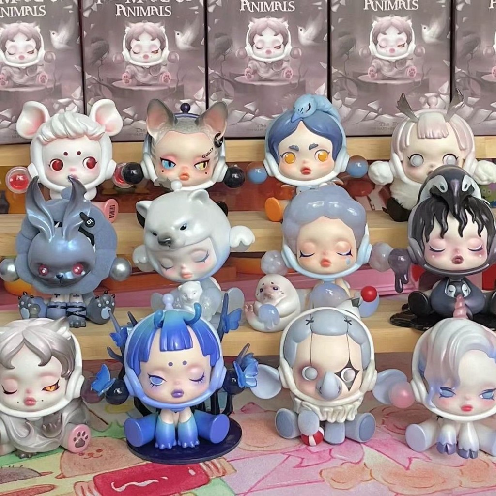 PPMT Dream Eater Animal Series รูปอินเทรนด์ของเล่นเดสก์ท็อปเครื่องประดับเด็กของขวัญของเล่นกล่องตาบอด