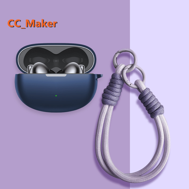 for Honor Choice Earbuds X5 Pro Case Cute Lanyard Pendant Silicone Soft Case Suitable for Honor Choi