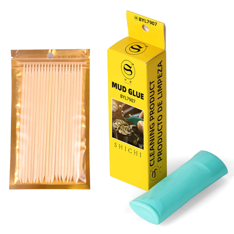 6033 7033 สีเขียวสีเทานาฬิกาเครื่องมือกําจัดฝุ่น Rodico Putty นาฬิกา Dial Cleaner สําหรับช่างซ่อมนาฬิกา