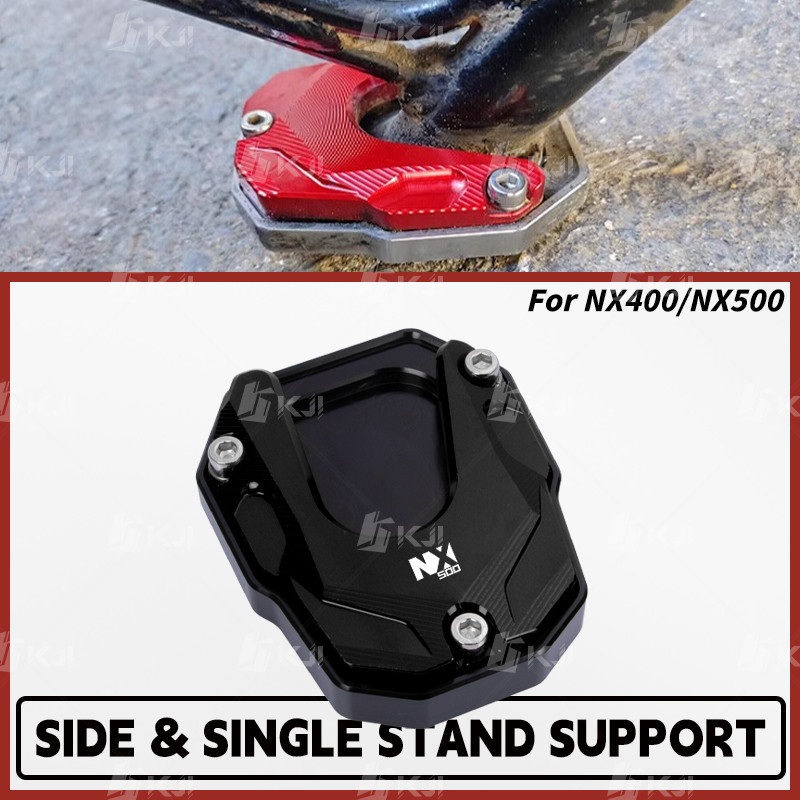 สําหรับ HONDA NX400/NX500 ขาตั้งด้านข้างรองรับขาตั้งเดี่ยวรองเท้า Extender ขยาย Pad อุปกรณ์เสริม