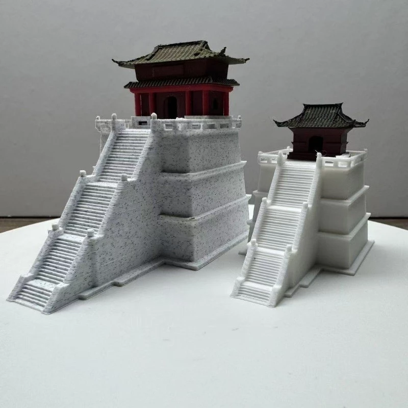 ของตกแต่งตู้ปลา Fengtiantai สถาปัตยกรรมโบราณ ภูมิทัศน์บอนไซ thumbnail 7