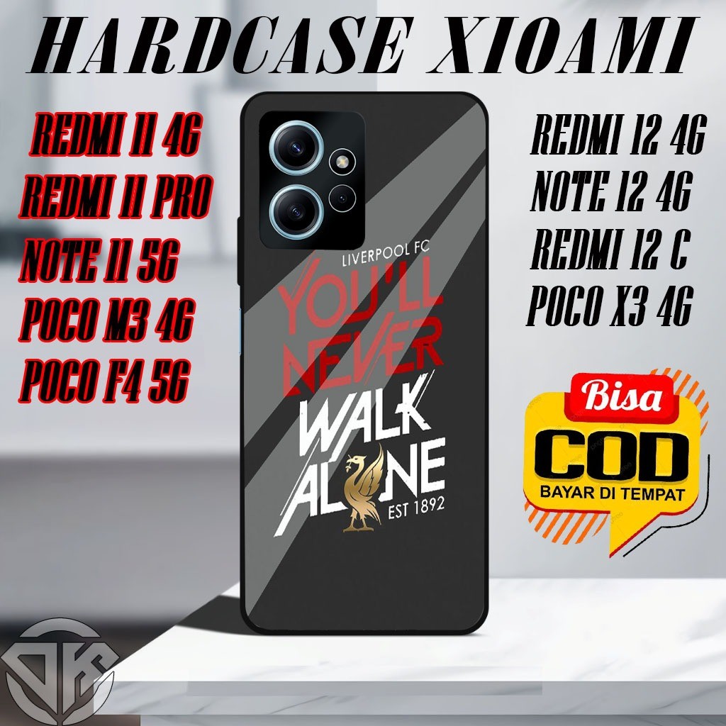 LIVERPOOL FOOTBALL CLUB MOTIF HARDCASE REDMI 12 4G / N0TE 12 4G / REDMI 11 4G / REDMI 11 PR0 / N0TE 