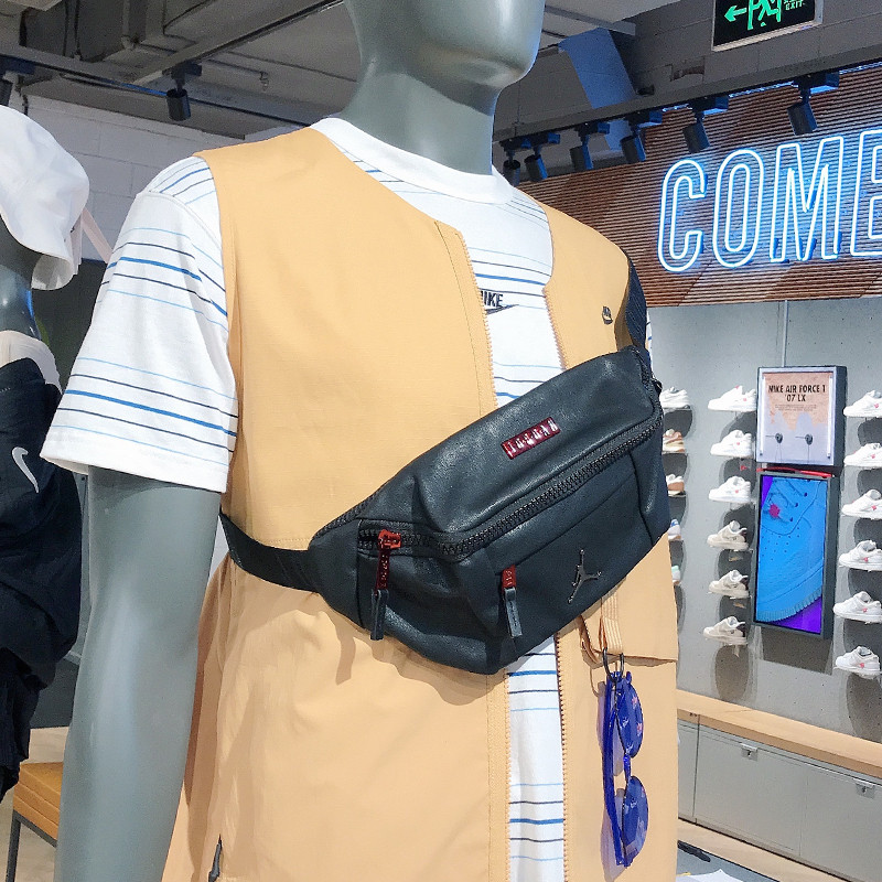 NIKE AIR JORDAN HA5507-010 กระเป๋าPU multifunctional สำหรับทั้งผู้ชายและผู้หญิง