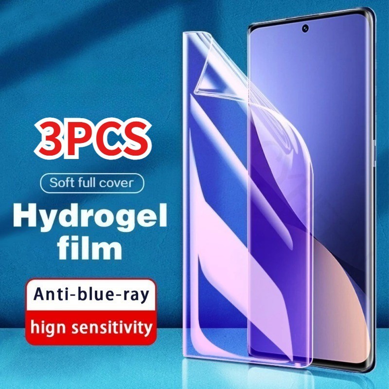 3 ชิ้น Anti Blue Light Hydrogel ฟิล์มสําหรับ TCL 60 60R 50 XE SE XL LE Pro NxtPaper 5G HD Clear โทรศ