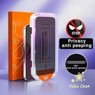 สำหรับ IPhone 11 17 AIR 15 16 14 13 12 Pro Max 16 15 7 8 14 Plus XS X XR SEตัวป้องกันหน้าจอความเป็นส่วนตัวของการติดตั้ง