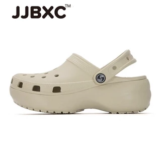 JJBXC รองเท้าแตะรู ผู้หญิง พื้นหนา แพลตฟอร์ม ใส่สบาย กันลื่น