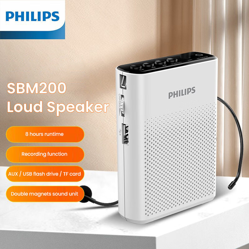 SBM200 ลําโพง Small Bee ลําโพงครูพิเศษหู crophone Class Tour Guide SpeakerHT99 LMGN