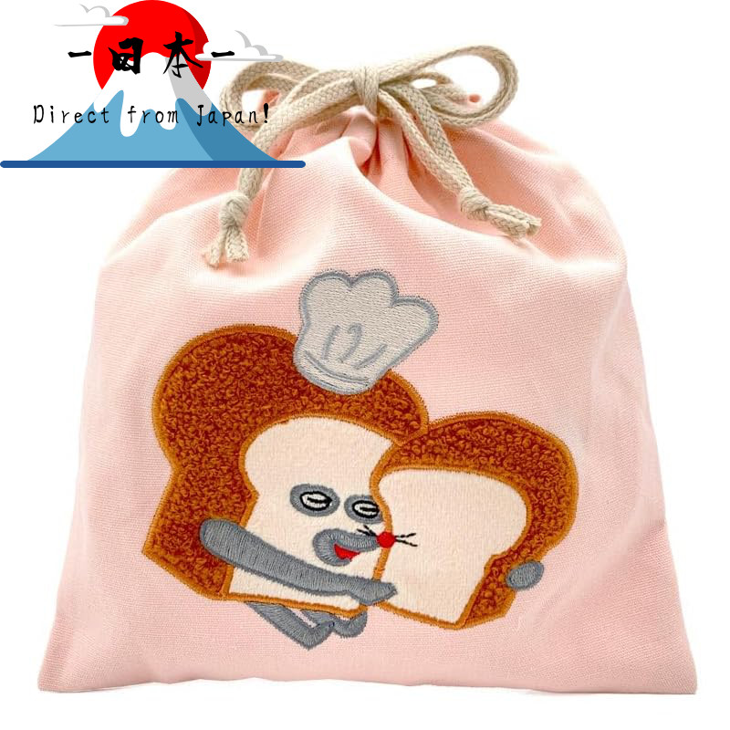 [Direct from Japan]
Sun-Star Stationery Bread Thief Sagara Embroidered Drawstring Pouch B 763651 Vol