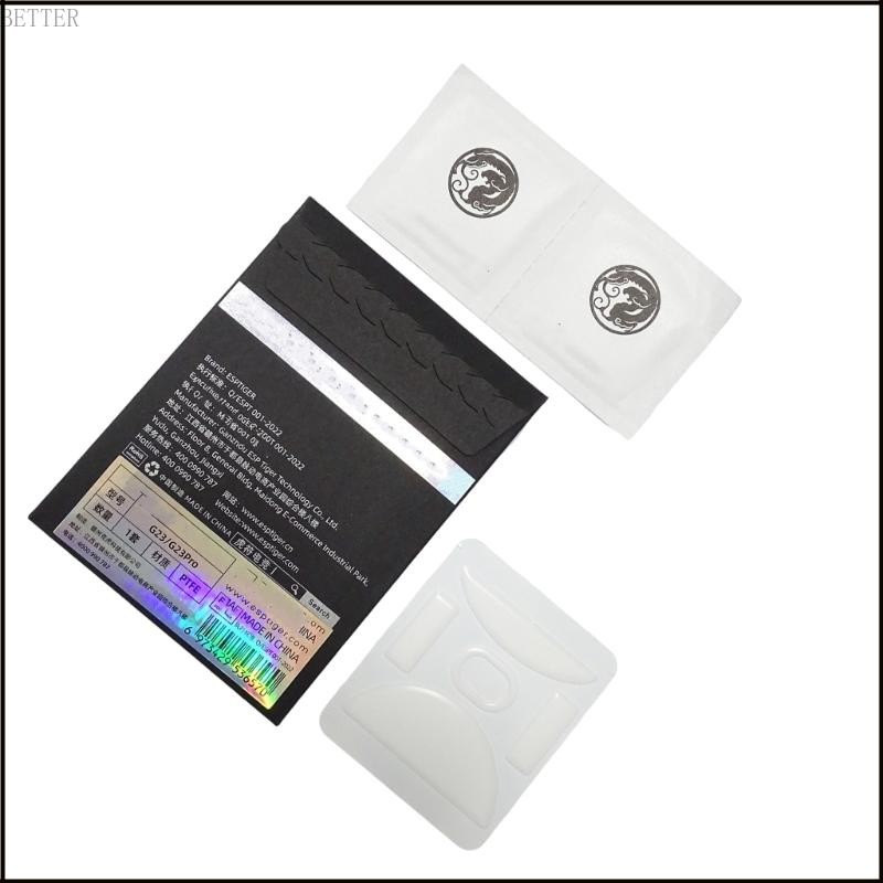 BETT Esportstiger Ice Mouse Skates สําหรับ Incott G23 Mouse Glides PTFE Feet Pad