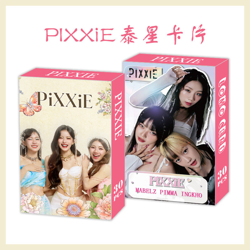 ประเทศไทยร้องเพลงผสม PiXXiE Star Photo Card Pimma Ingkho Mabelz Girl Power 9.26 a