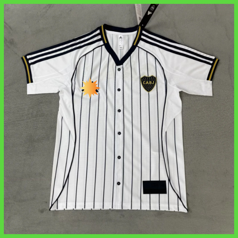 เสื้อแข่งสไตล์เบสบอล Boca Juniors