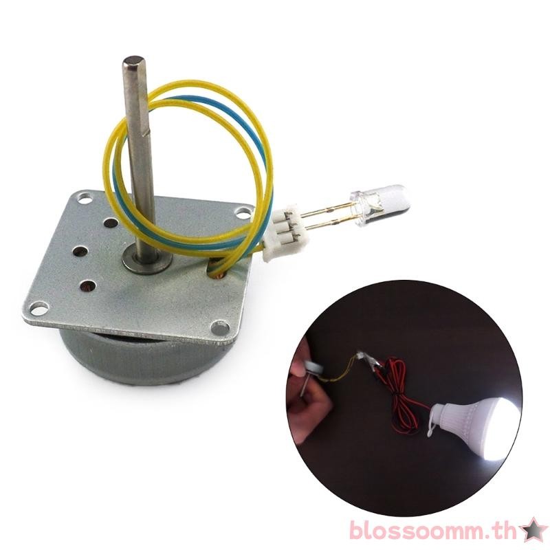 BLOSS เครื่องกําเนิดไฟฟ้าไมโคร 3-Phase AC-Generator Mini Wind Hand Cranked Generator