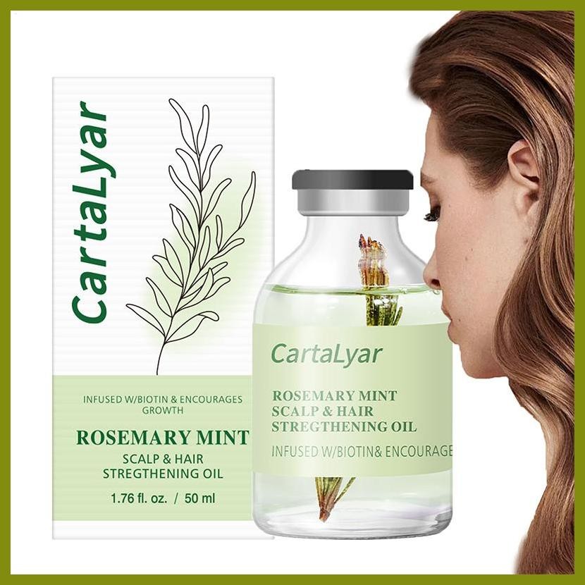 Rosemary Scalp Oil for Hair Growth 50ml Hair Rosemary Oil for Scalp Cleansing Hair Nourishing Oil Re