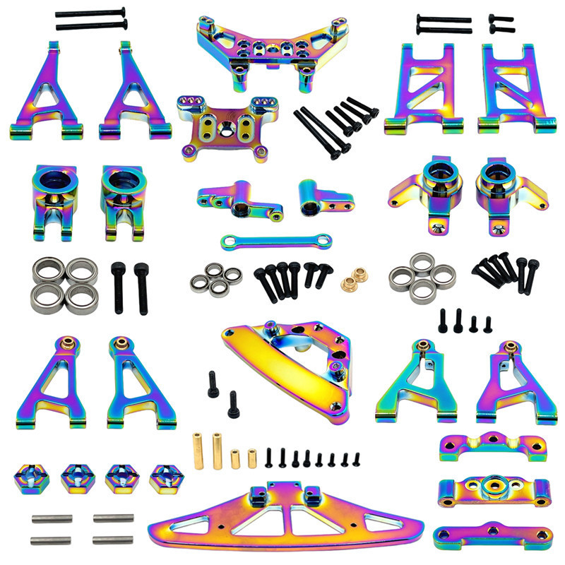 สีสันสูญญากาศElectroplatingสําหรับ Hyper GO MJX14304 14303 14302 14301 RC รถโลหะอัพเกรด OP อุปกรณ์เส