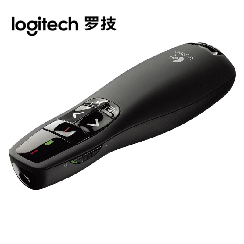 Logitech Logitech r400/r500s/r800/spotlight Wireless Laser Demonstrator หน้าพลิกปากกา